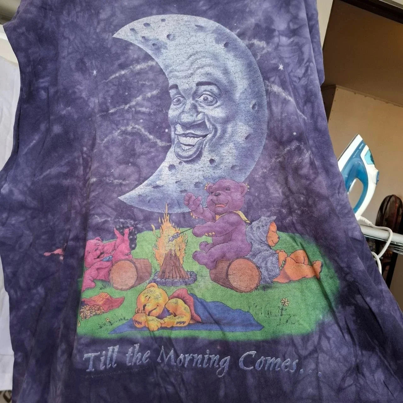 Vintage 90s Grateful Dead Liquid Blue Dancing Bears T-Shirt Muscle Tank Tie Dye Unisex T-shirt, Sweatshirt, Hoodie, Long Sleeve Tee - T-Shirt, Sweatshirt, Hoodie