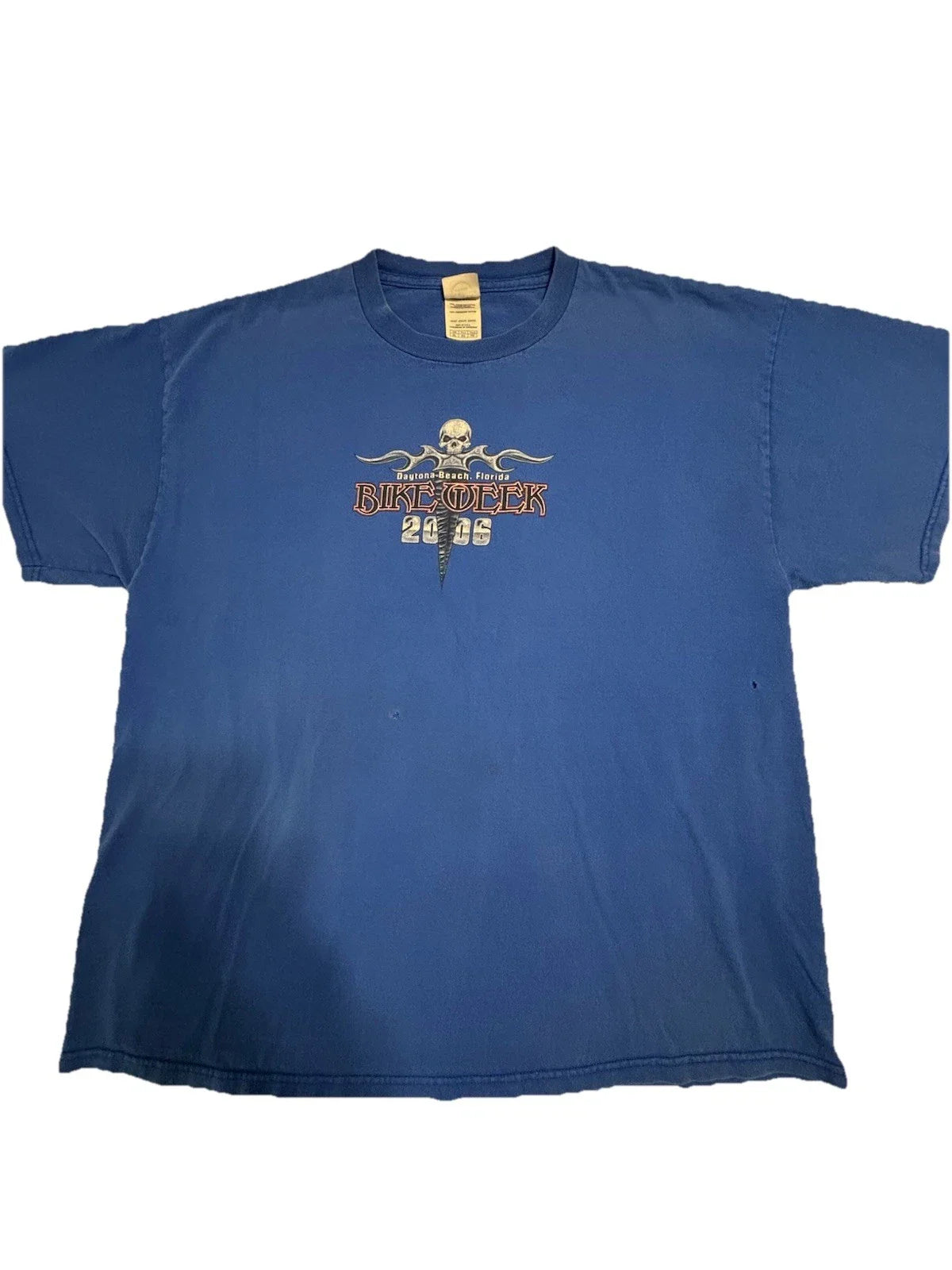 vintage mens XL blue t shirt 65th Annual Daytona Bike Week 2006 Distressed Unisex T-shirt, Sweatshirt, Hoodie, Long Sleeve Tee - T-Shirt, Sweatshirt, Hoodie