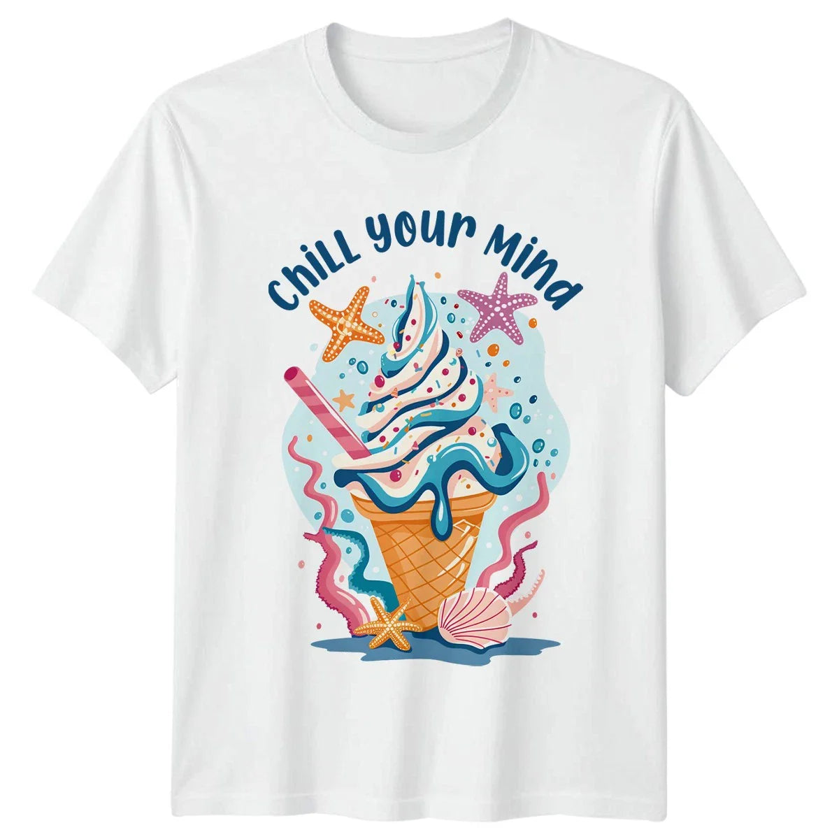 Chill Your Mind T-Shirt Beach Ocean Relaxation Birthday Gift For Him And Her Unisex T-shirt, Sweatshirt, Hoodie, Long Sleeve Tee - T-Shirt, Sweatshirt, Hoodie