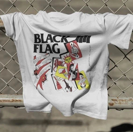 BLACK FLAG KEEP IT IN THE FAMILY T SHIRT Unisex T-shirt, Sweatshirt, Hoodie, Long Sleeve Tee - T-Shirt, Sweatshirt, Hoodie