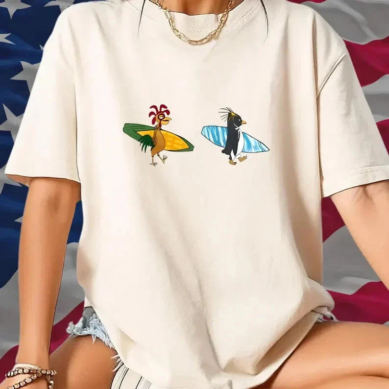 Cody Maverick & Chicken Joe Surfs Up Unisex T-Shirt, Funny Shirt Unisex T-shirt, Sweatshirt, Hoodie, Long Sleeve Tee - T-Shirt, Sweatshirt, Hoodie