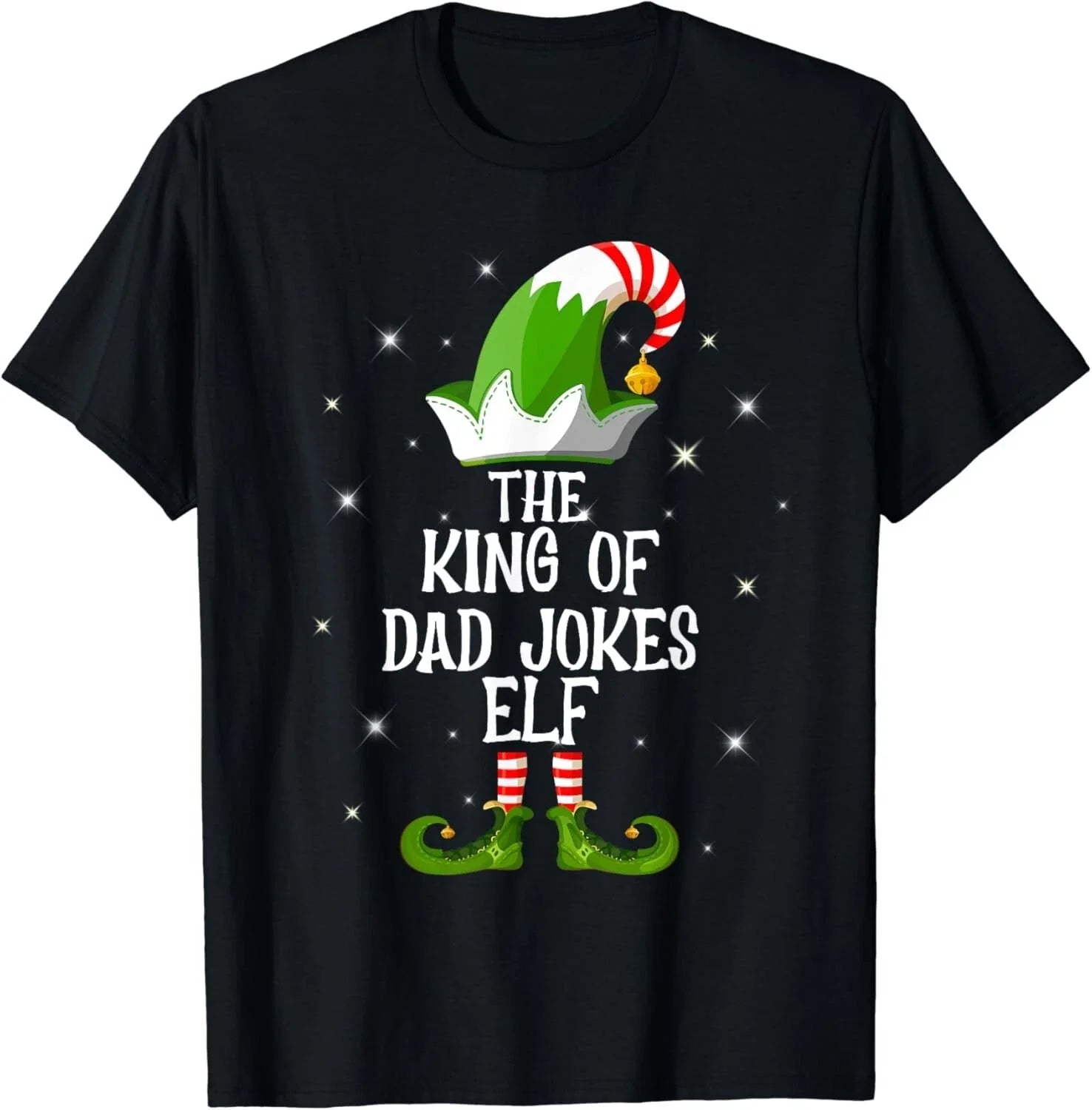 The King Of Dad Jokes Elf Family Matching Group Christmas Gift Unisex T-Shirt Unisex T-shirt, Sweatshirt, Hoodie, Long Sleeve Tee - T-Shirt, Sweatshirt, Hoodie