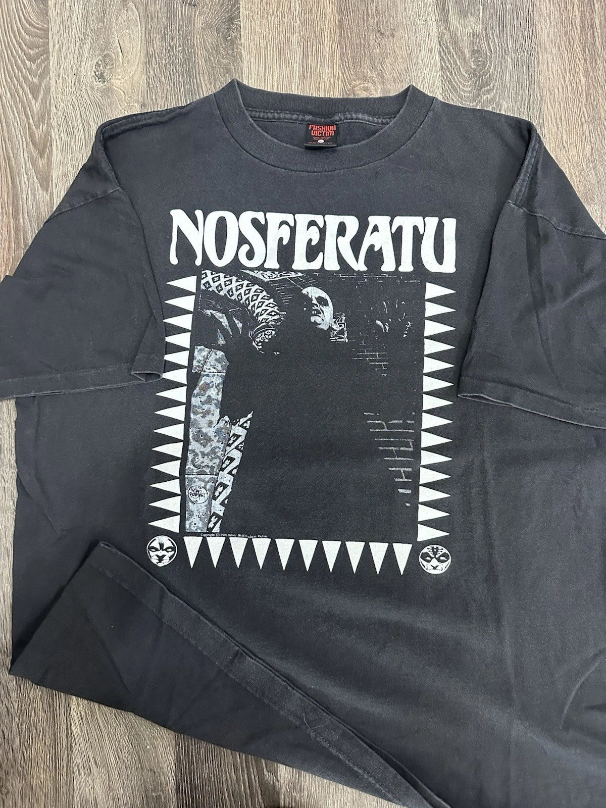 Vtg 90s Nosferatu Fashion T-shirt Horror Movie  Made In Usa Size XL Unisex T-shirt, Sweatshirt, Hoodie, Long Sleeve Tee - T-Shirt, Sweatshirt, Hoodie