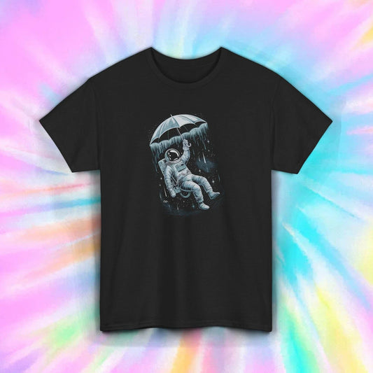 Astronaut Umbrella Shirt Space Surreal Galaxy Art Graphic Tee S-5XL Unisex T-shirt, Sweatshirt, Hoodie, Long Sleeve Tee - T-Shirt, Sweatshirt, Hoodie
