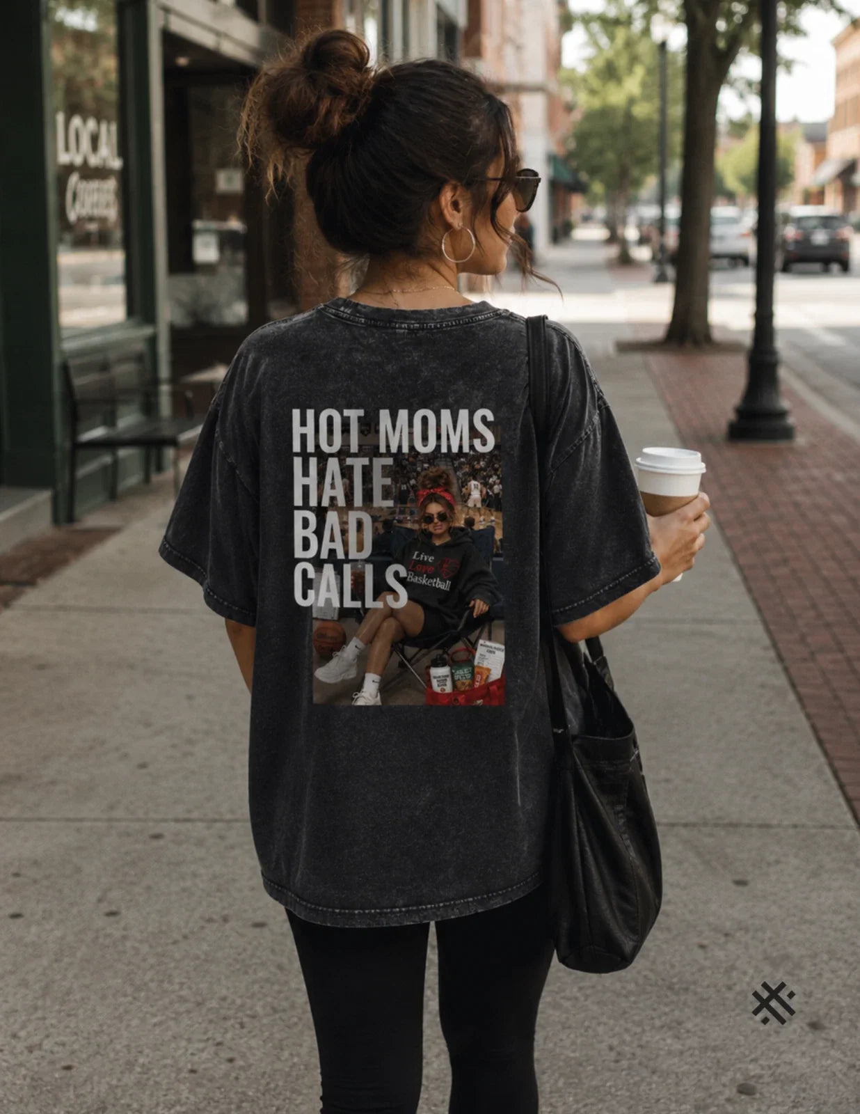 Hot Moms Hate Bad Calls Unisex Graphic Basketball Mom  T Shirt Funny Meme Humor Unisex T-shirt, Sweatshirt, Hoodie, Long Sleeve Tee - T-Shirt, Sweatshirt, Hoodie