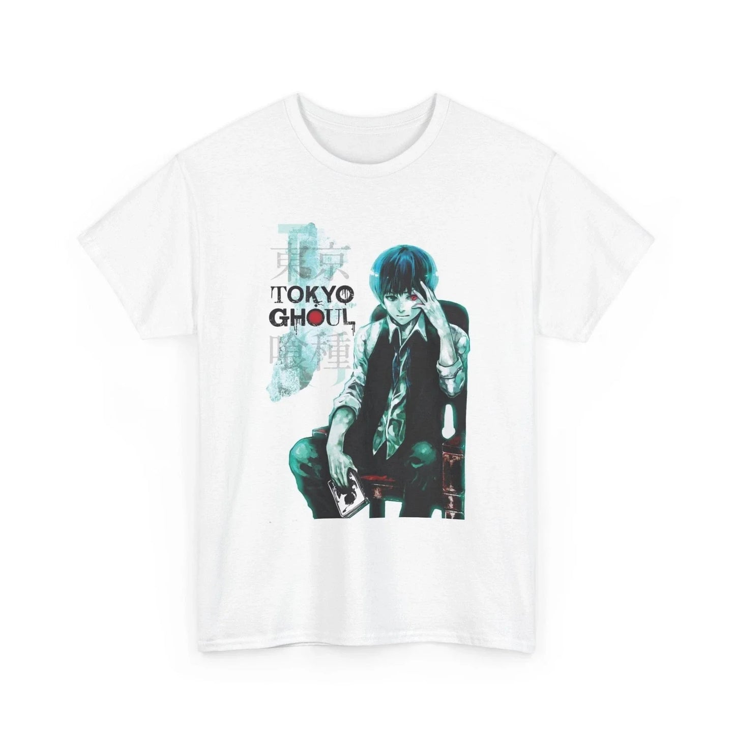 Tokyo Ghoul Kaneki T-Shirt | Anime Character Graphic Unisex Manga Cover Tee Unisex T-shirt, Sweatshirt, Hoodie, Long Sleeve Tee - T-Shirt, Sweatshirt, Hoodie