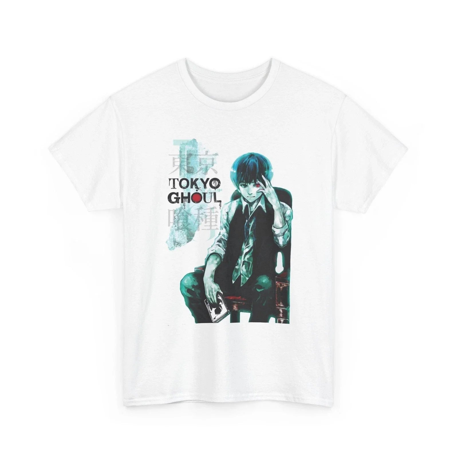 Tokyo Ghoul Kaneki T-Shirt | Anime Character Graphic Unisex Manga Cover Tee Unisex T-shirt, Sweatshirt, Hoodie, Long Sleeve Tee - T-Shirt, Sweatshirt, Hoodie