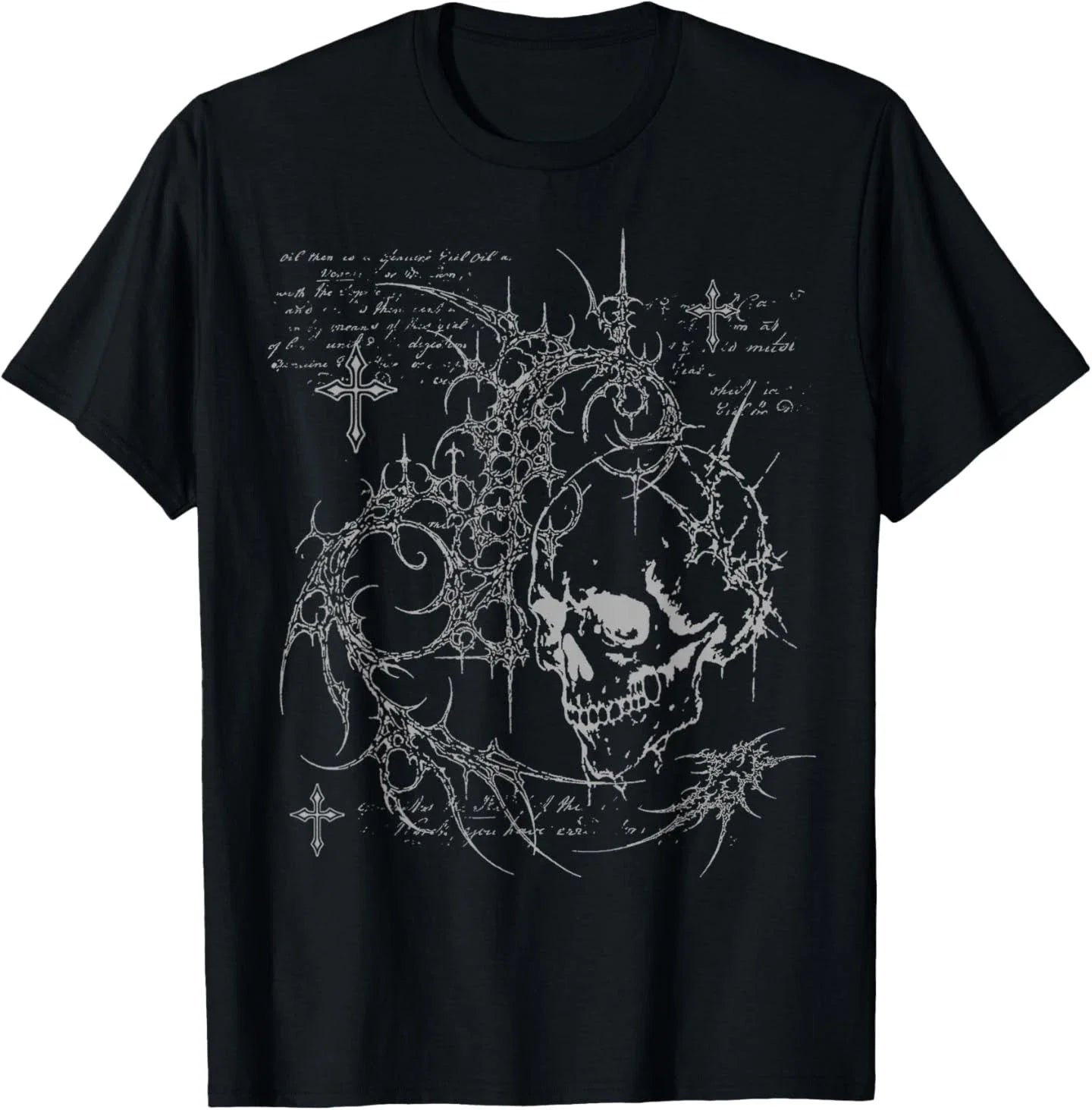 Grunge Goth Alt Skull Vintage Graphic T-Shirt Unisex T-shirt, Sweatshirt, Hoodie, Long Sleeve Tee - T-Shirt, Sweatshirt, Hoodie
