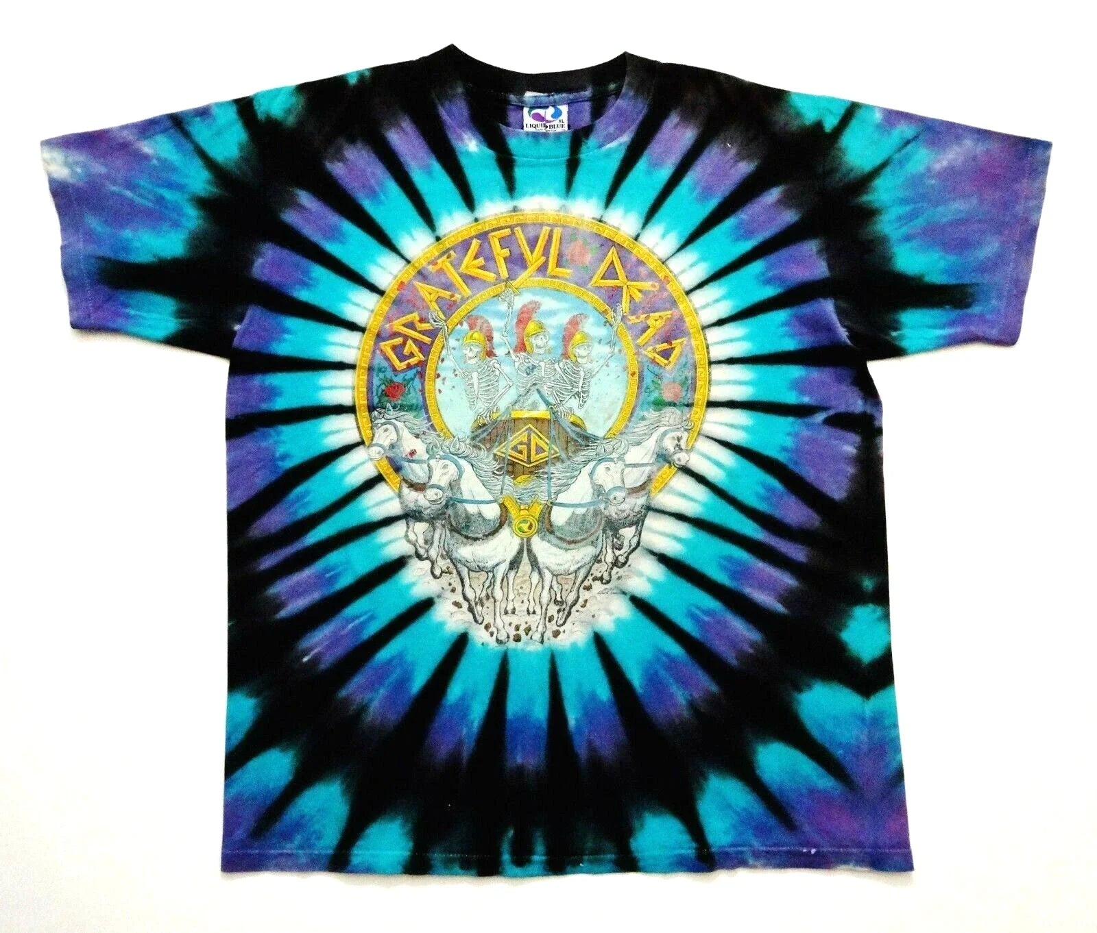 Grateful Dead Shirt T Shirt Vintage 1991 USC Trojans SC LA Coliseum Horse GDM XL Unisex T-shirt, Sweatshirt, Hoodie, Long Sleeve Tee - T-Shirt, Sweatshirt, Hoodie