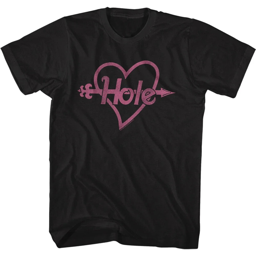 Hole Courtney Love Heart & Arrow Men's T Shirt Grunge Band Music Merch Unisex T-shirt, Sweatshirt, Hoodie, Long Sleeve Tee - T-Shirt, Sweatshirt, Hoodie