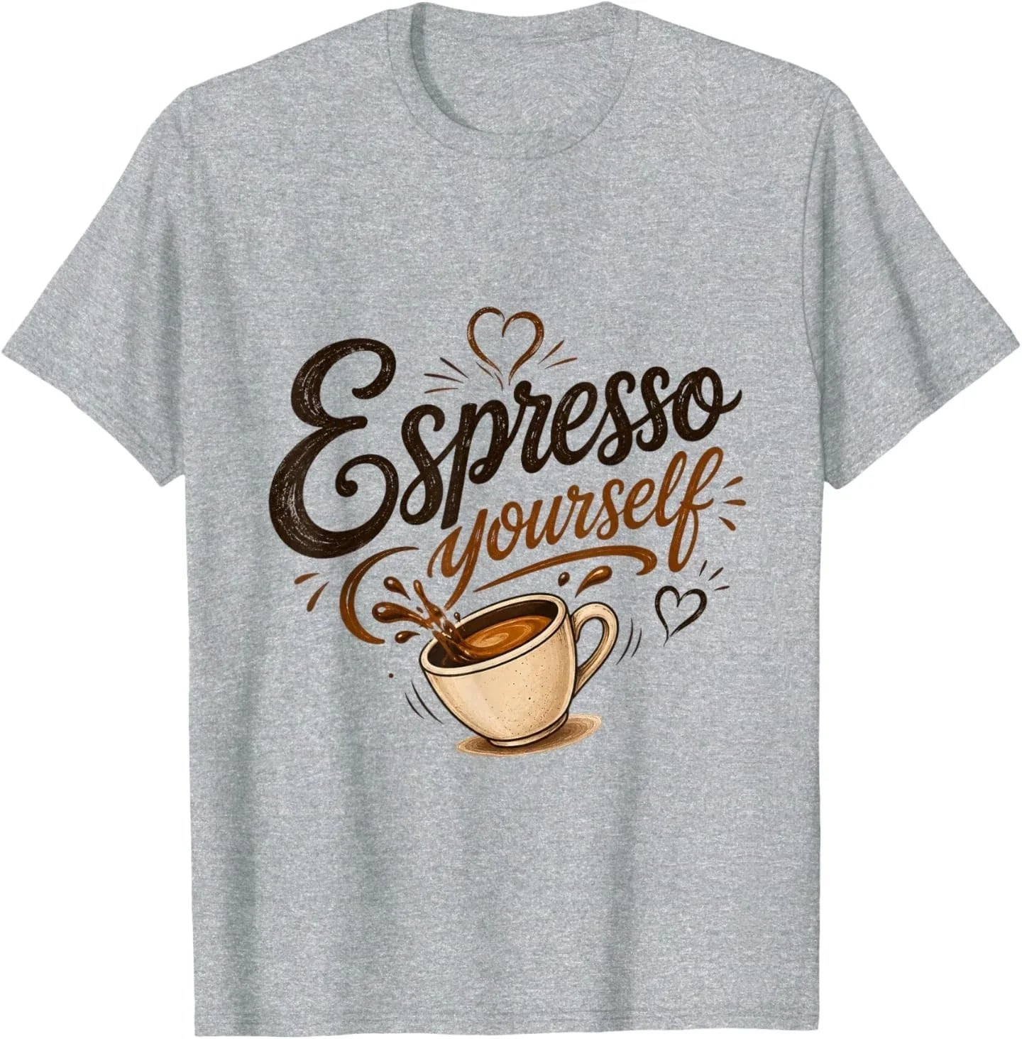Espresso Yourself Coffee Lover T-Shirt Unisex T-shirt, Sweatshirt, Hoodie, Long Sleeve Tee - T-Shirt, Sweatshirt, Hoodie