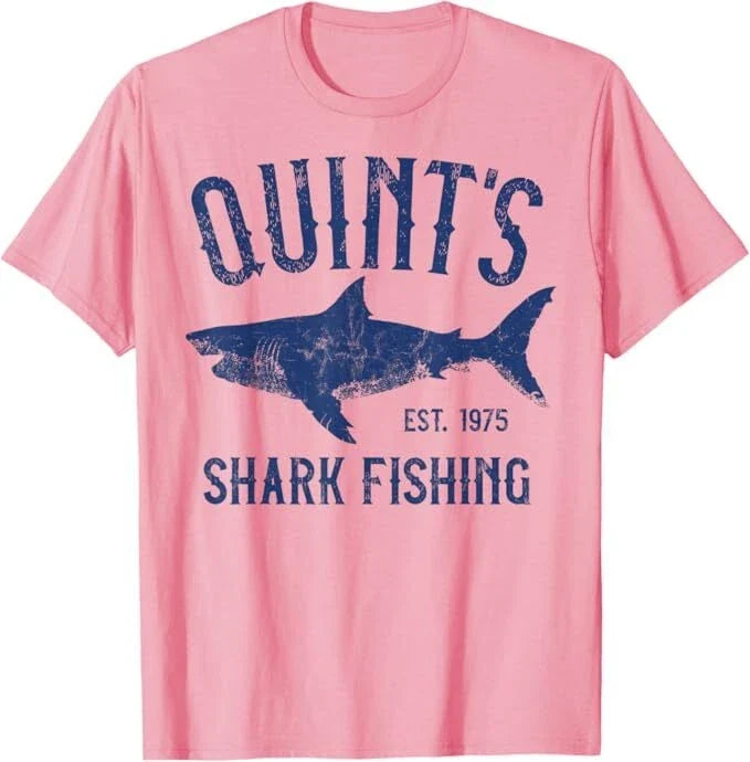 Vintage Quint's Shark Fishing 1975 Retro T-Shirt, Size S-5XL Unisex T-shirt, Sweatshirt, Hoodie, Long Sleeve Tee - T-Shirt, Sweatshirt, Hoodie