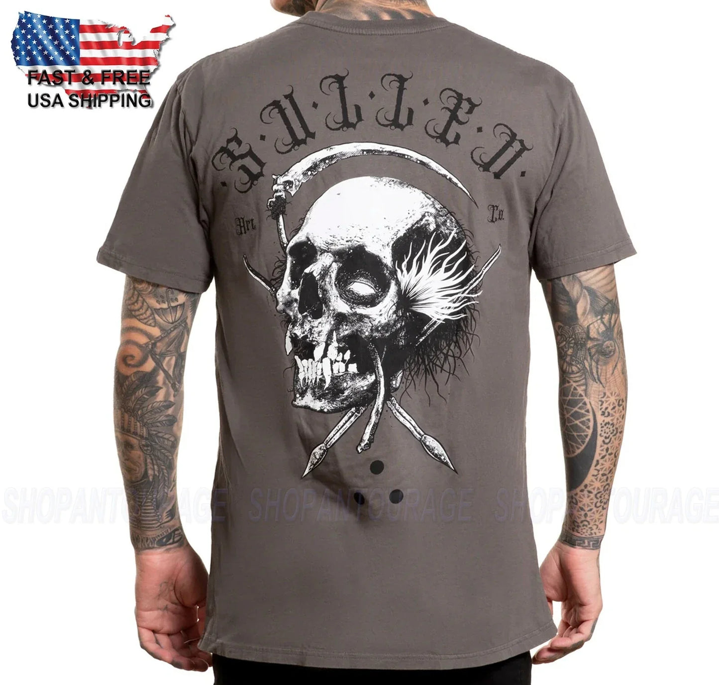Sullen Art Collective Falce Premium Fit SCM5155 T-Shirt Per Uomo Unisex T-shirt, Sweatshirt, Hoodie, Long Sleeve Tee - T-Shirt, Sweatshirt, Hoodie