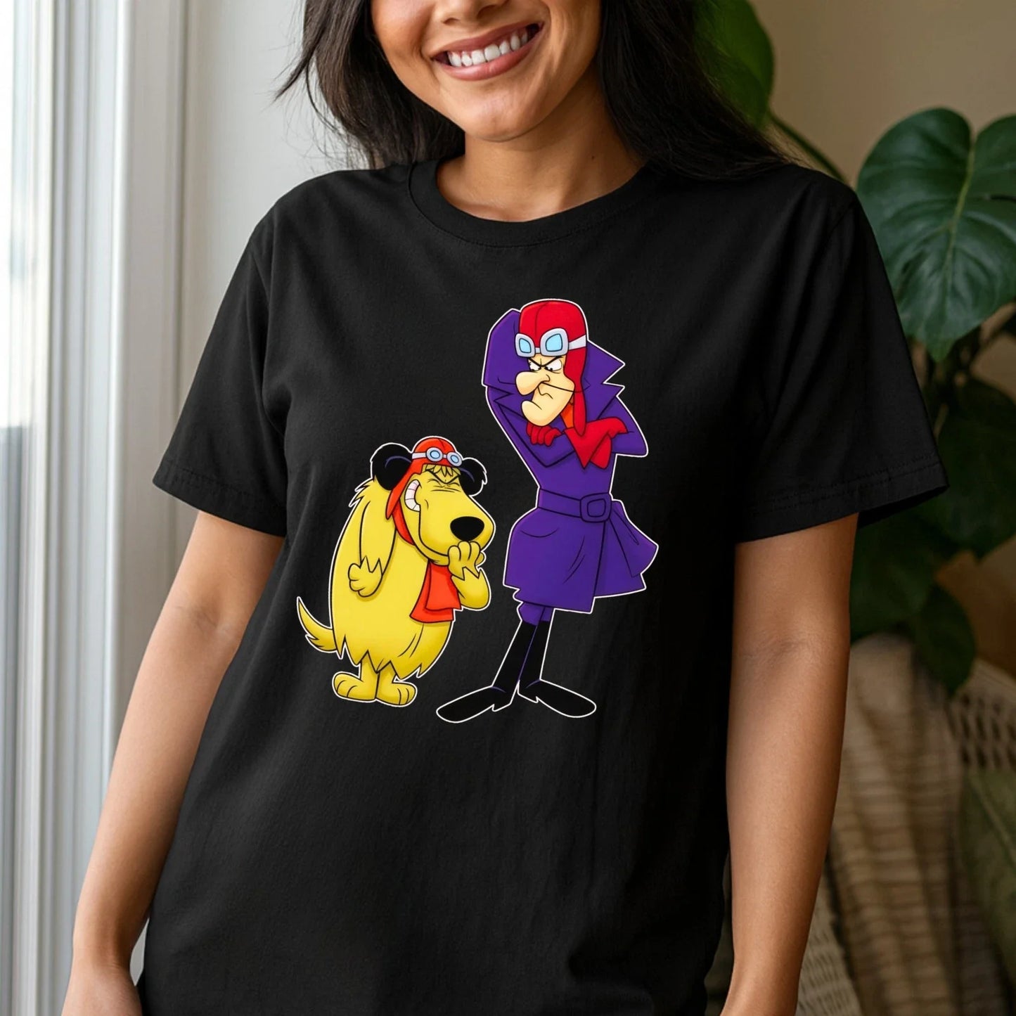 Wacky Races Dastardly And Muttley Retro T-Shirt Shirt Cartoon Hero Mens Clothing Unisex T-shirt, Sweatshirt, Hoodie, Long Sleeve Tee - T-Shirt, Sweatshirt, Hoodie