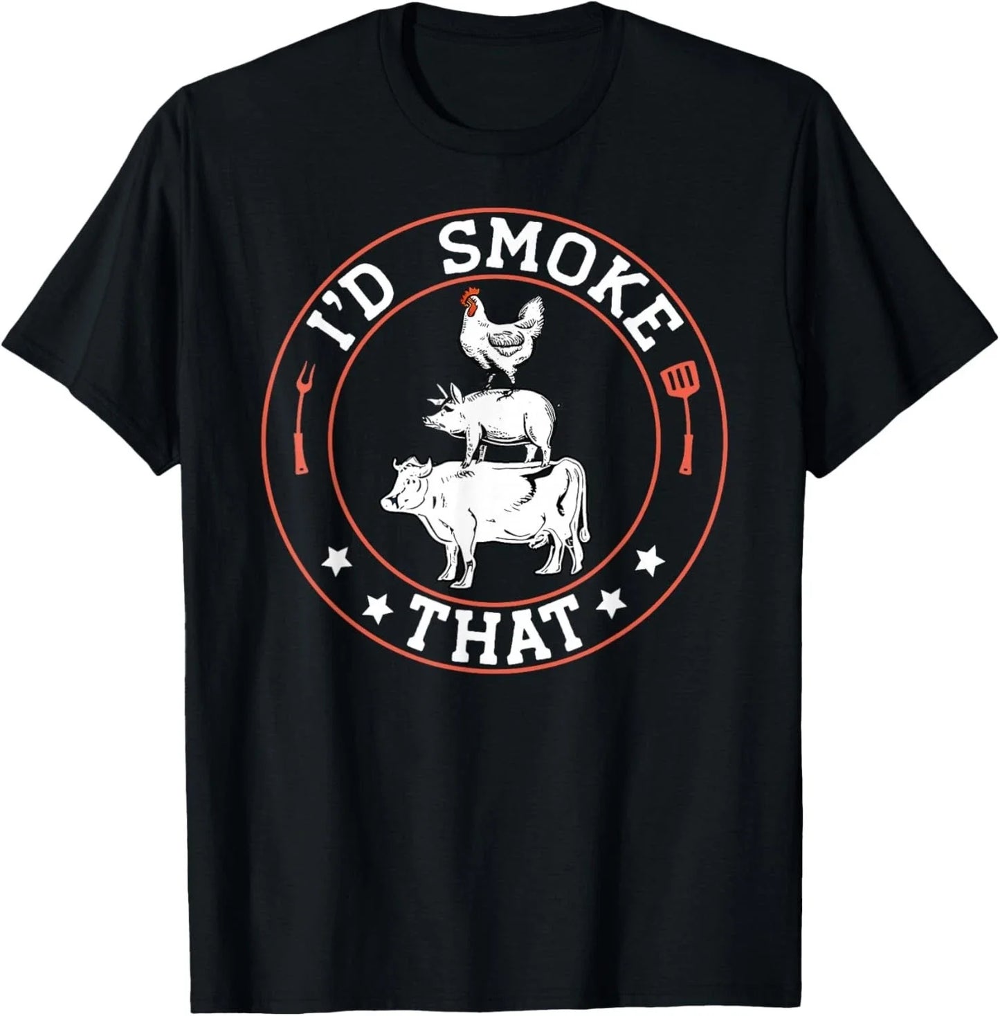 Chef Butcher BBQ Smoker I_d Smoke That Barbecue Pitmaster Gift Unisex T-Shirt Unisex T-shirt, Sweatshirt, Hoodie, Long Sleeve Tee - T-Shirt, Sweatshirt, Hoodie