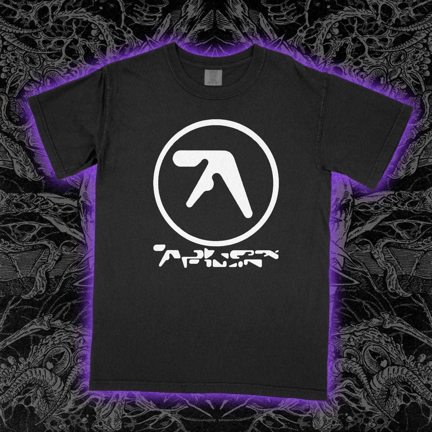 Aphex Twin T-Shirt Vintage Electronic Music Graphic Tee IDM Techno Unisex Unisex T-shirt, Sweatshirt, Hoodie, Long Sleeve Tee - T-Shirt, Sweatshirt, Hoodie