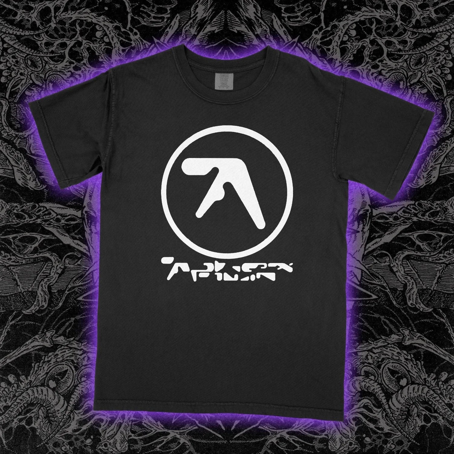 Aphex Twin T-Shirt Vintage Electronic Music Graphic Tee IDM Techno Unisex Unisex T-shirt, Sweatshirt, Hoodie, Long Sleeve Tee - T-Shirt, Sweatshirt, Hoodie