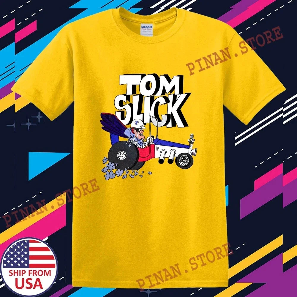 Tom Slick Cartoon Men's Daisy Yellow Size S-5XL Unisex T-shirt, Sweatshirt, Hoodie, Long Sleeve Tee - T-Shirt, Sweatshirt, Hoodie