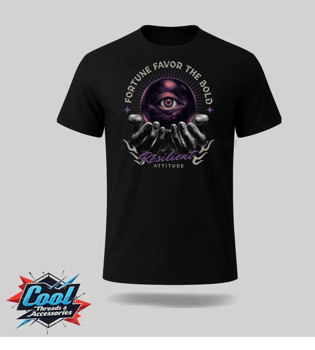Cool Threads Unisex T Shirt Fortune Favor The Bold Resilient  Eye GraphiC Unisex T-shirt, Sweatshirt, Hoodie, Long Sleeve Tee - T-Shirt, Sweatshirt, Hoodie