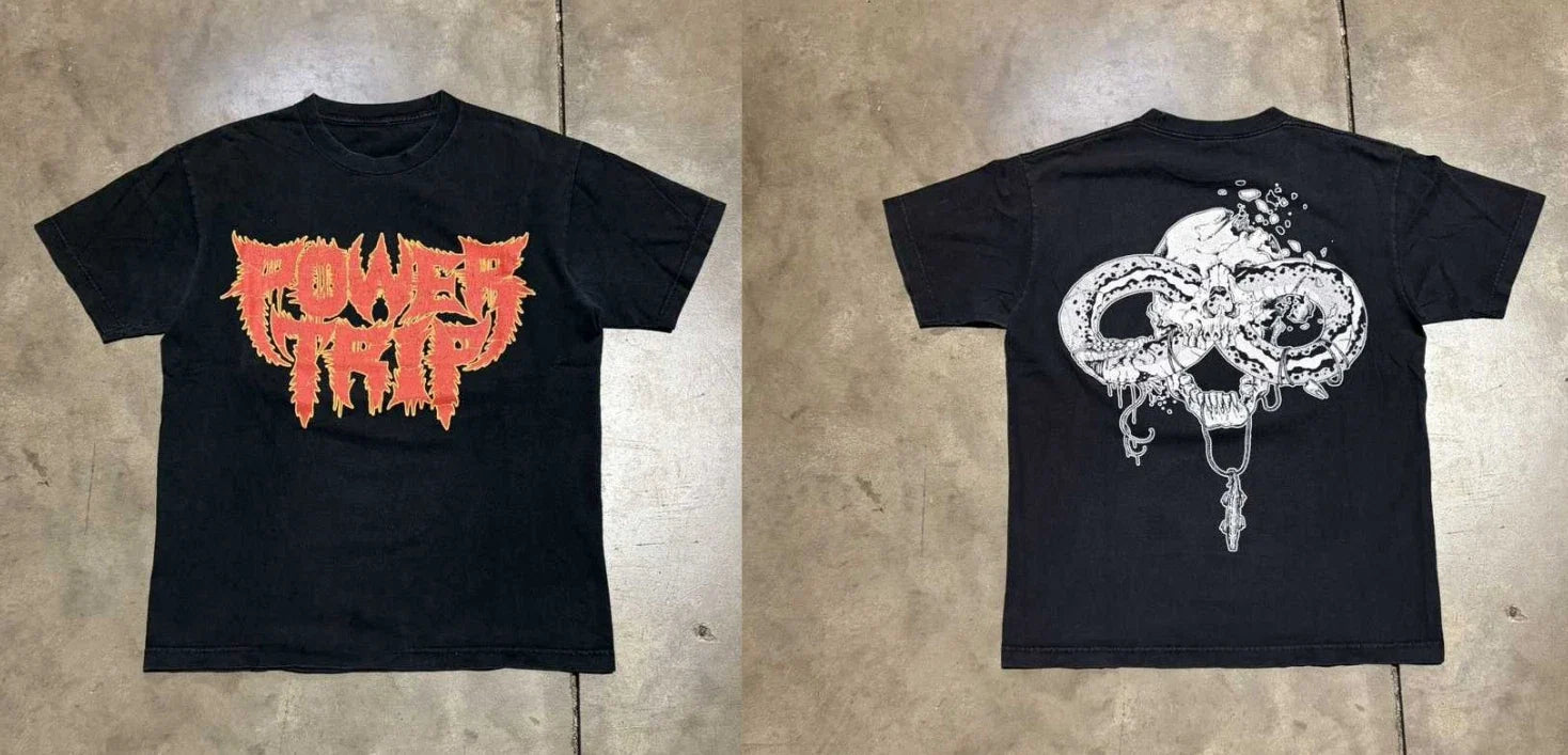 Vintage Power Trip Band T-Shirt Thrash Metal Punk Rock Y2K Graphic Tee Unisex Unisex T-shirt, Sweatshirt, Hoodie, Long Sleeve Tee - T-Shirt, Sweatshirt, Hoodie