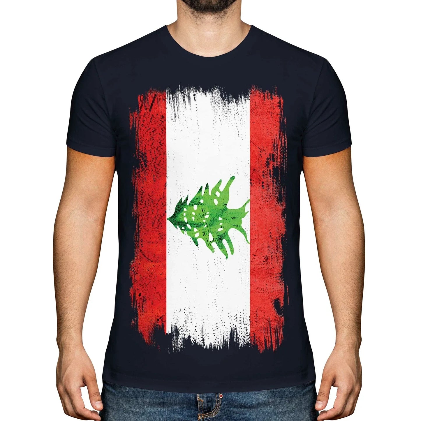 LEBANON GRUNGE FLAG MENS T-SHIRT TEE TOP LUBN?N FOOTBALL LEBANESE GIFT SHIRT Unisex T-shirt, Sweatshirt, Hoodie, Long Sleeve Tee - T-Shirt, Sweatshirt, Hoodie