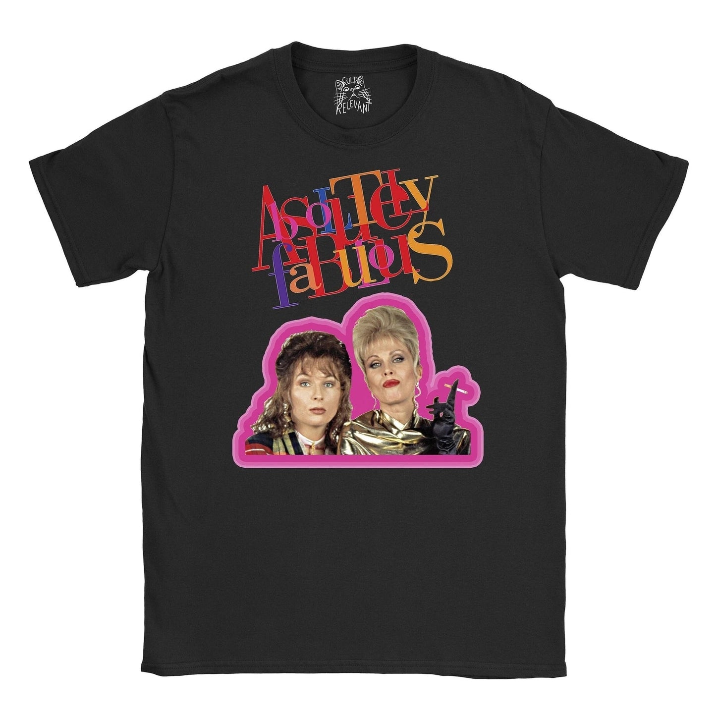 Absolutely Fabulous Patsy and Edina T-Shirt Ab Fab 90s Retro Sitcom Comedy Tee Unisex T-shirt, Sweatshirt, Hoodie, Long Sleeve Tee - T-Shirt, Sweatshirt, Hoodie