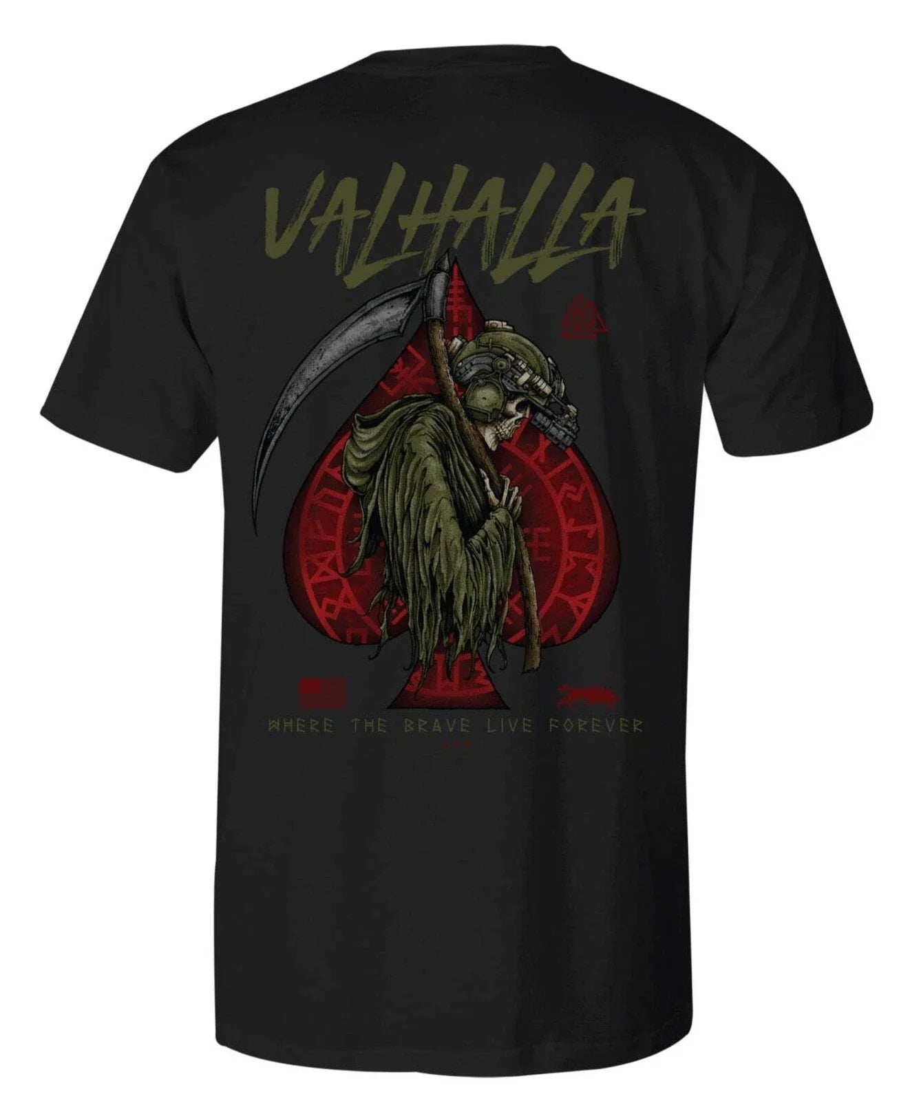 Howitzer Style Men's T-shirt Valhalla Military Grunt MFG Unisex T-shirt, Sweatshirt, Hoodie, Long Sleeve Tee - T-Shirt, Sweatshirt, Hoodie