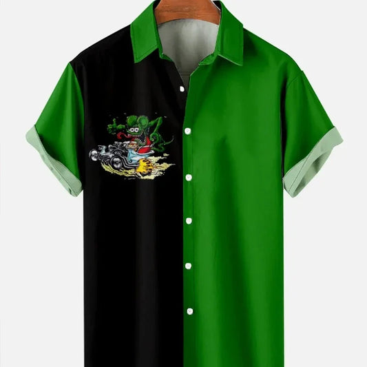 BASIC SHIRT Rat Fink Hot Rod SUMMER HAWAIIAN shirt All sizes DADA134 Unisex T-shirt, Sweatshirt, Hoodie, Long Sleeve Tee - T-Shirt, Sweatshirt, Hoodie