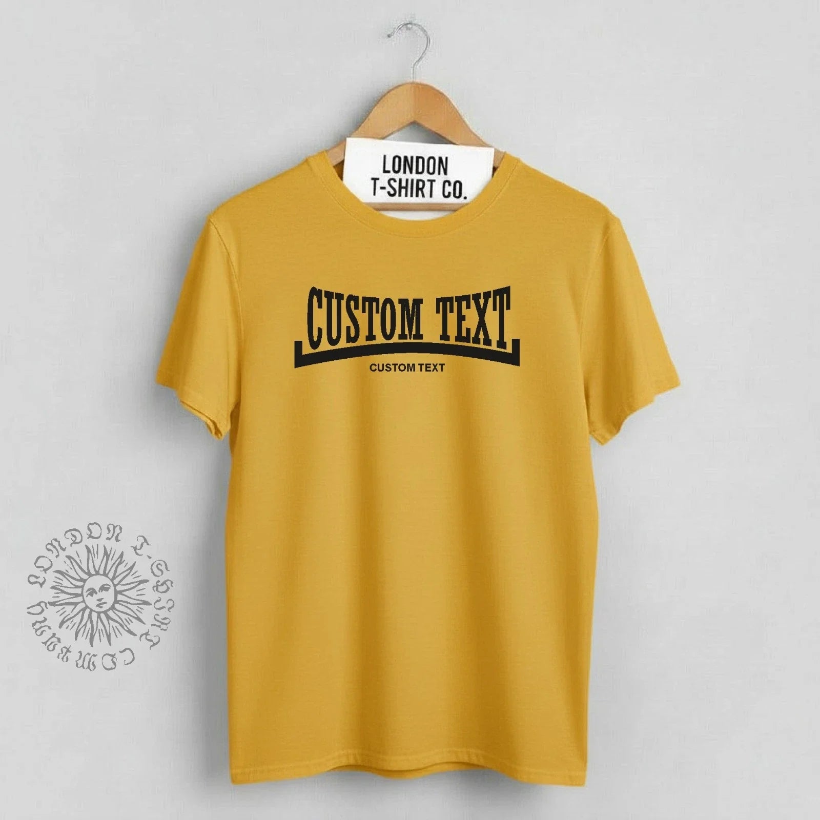 Personalised Custom Print T-Shirt - Football, Retro Boxing, Various Colours Unisex T-shirt, Sweatshirt, Hoodie, Long Sleeve Tee - T-Shirt, Sweatshirt, Hoodie