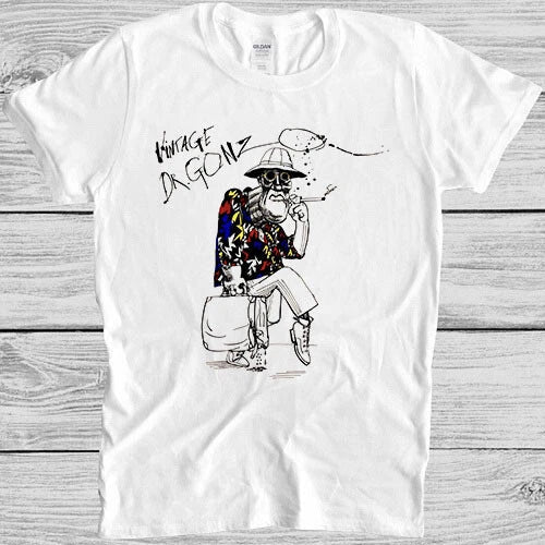 Dr Gonz Cartoon Art Hunter Thompson Movie Film Music Meme Gift Tee T Shirt M1201 Unisex T-shirt, Sweatshirt, Hoodie, Long Sleeve Tee - T-Shirt, Sweatshirt, Hoodie