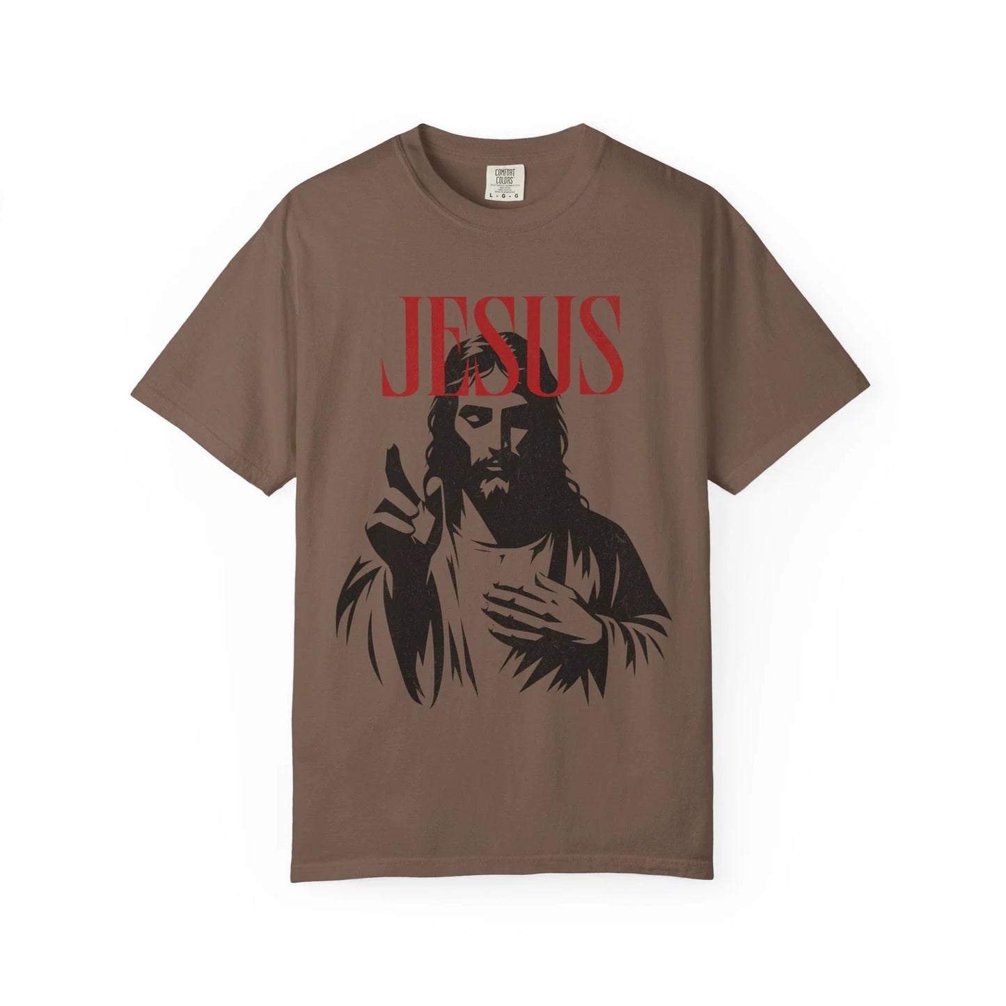 Jesus Portrait T-shirt | Religious Christian Tee "JESUS" Unisex Graphic Shirt Unisex T-shirt, Sweatshirt, Hoodie, Long Sleeve Tee - T-Shirt, Sweatshirt, Hoodie