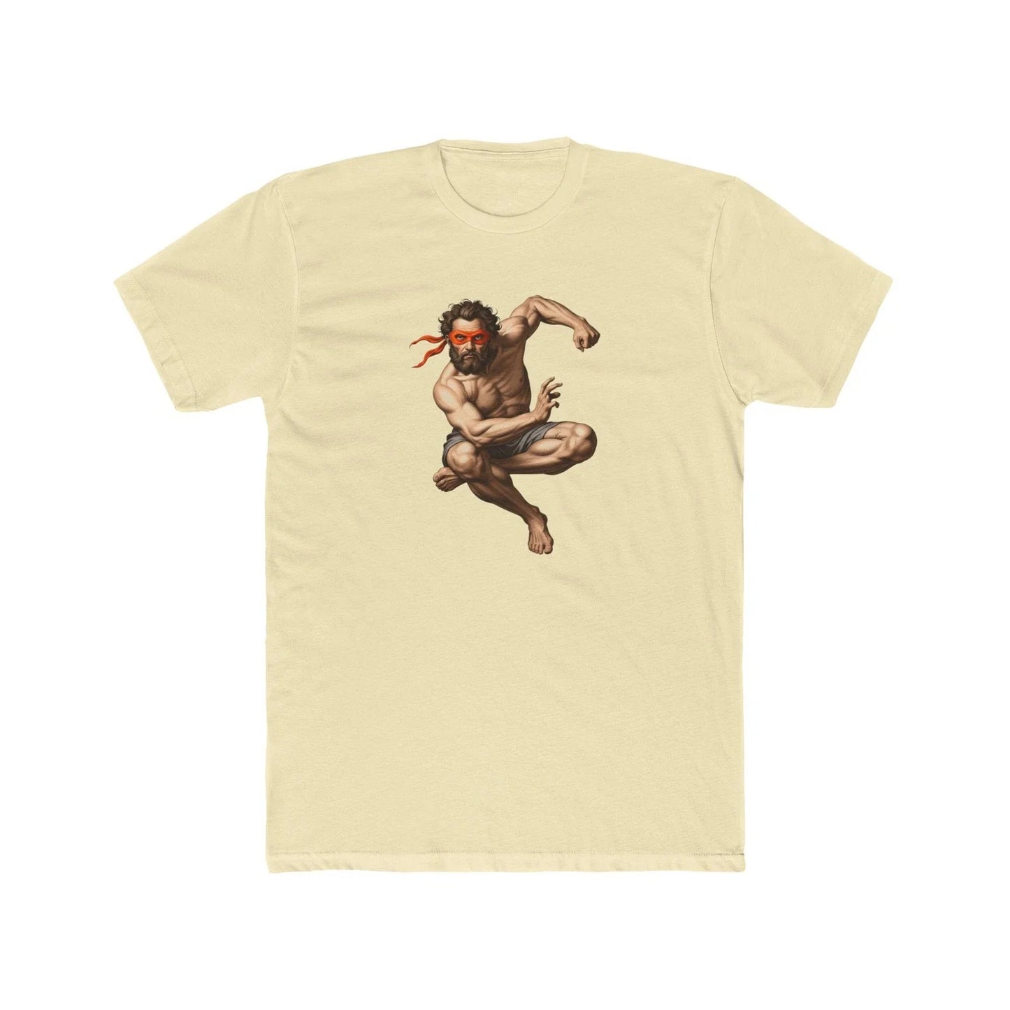 Renaissance Michelangelo Inspired Graphic Tee | Ninja Art Unisex Shirt Unisex T-shirt, Sweatshirt, Hoodie, Long Sleeve Tee - T-Shirt, Sweatshirt, Hoodie