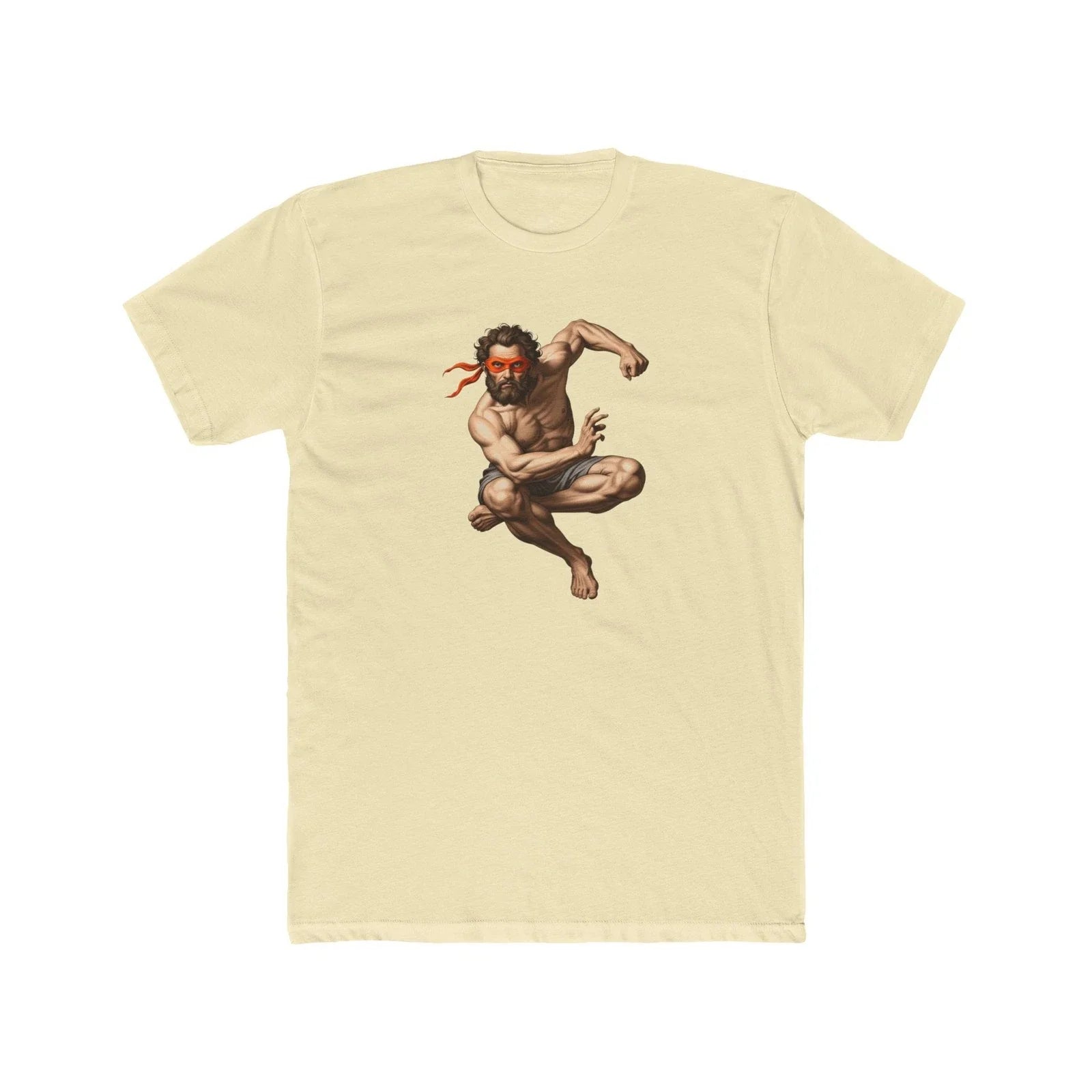 Renaissance Michelangelo Inspired Graphic Tee | Ninja Art Unisex Shirt Unisex T-shirt, Sweatshirt, Hoodie, Long Sleeve Tee - T-Shirt, Sweatshirt, Hoodie