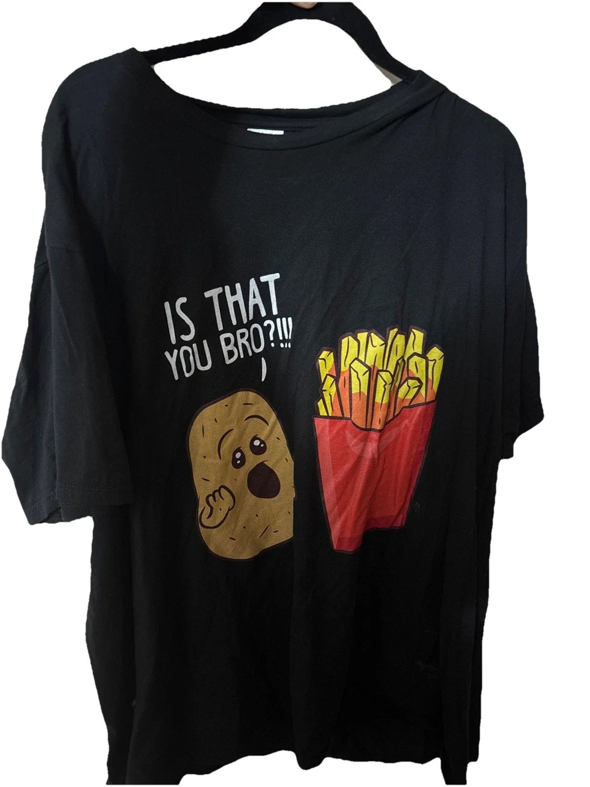 Men's Funny Potato T-Shirt Is That You Bro French Fries Pun Graphic Tee Top Unisex T-shirt, Sweatshirt, Hoodie, Long Sleeve Tee - T-Shirt, Sweatshirt, Hoodie