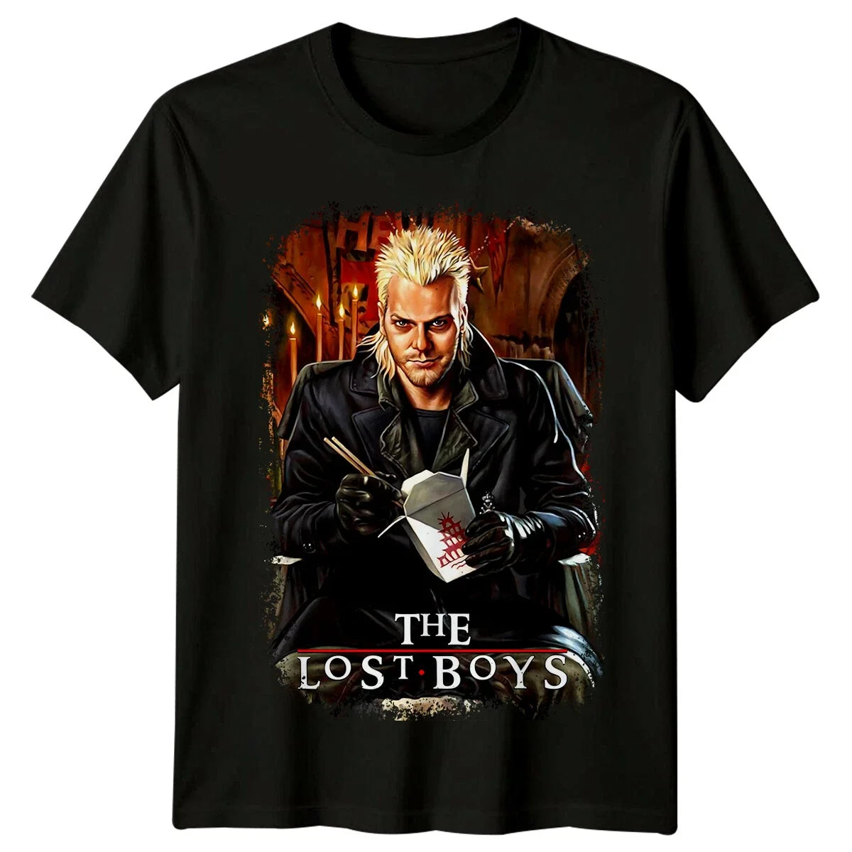 The Lost Boys (1987) Movie Poster Inspired T-Shirt Retro Film Classic Tee Unisex Unisex T-shirt, Sweatshirt, Hoodie, Long Sleeve Tee - T-Shirt, Sweatshirt, Hoodie
