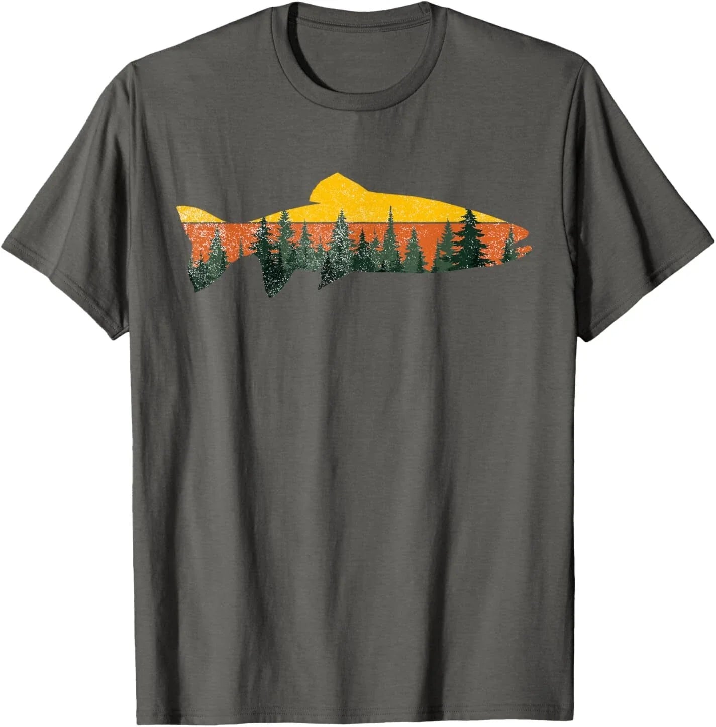 Trout Fly Fishing Outdoor Forest Nature Wildlife Fisherman T-Shirt Unisex T-shirt, Sweatshirt, Hoodie, Long Sleeve Tee - T-Shirt, Sweatshirt, Hoodie