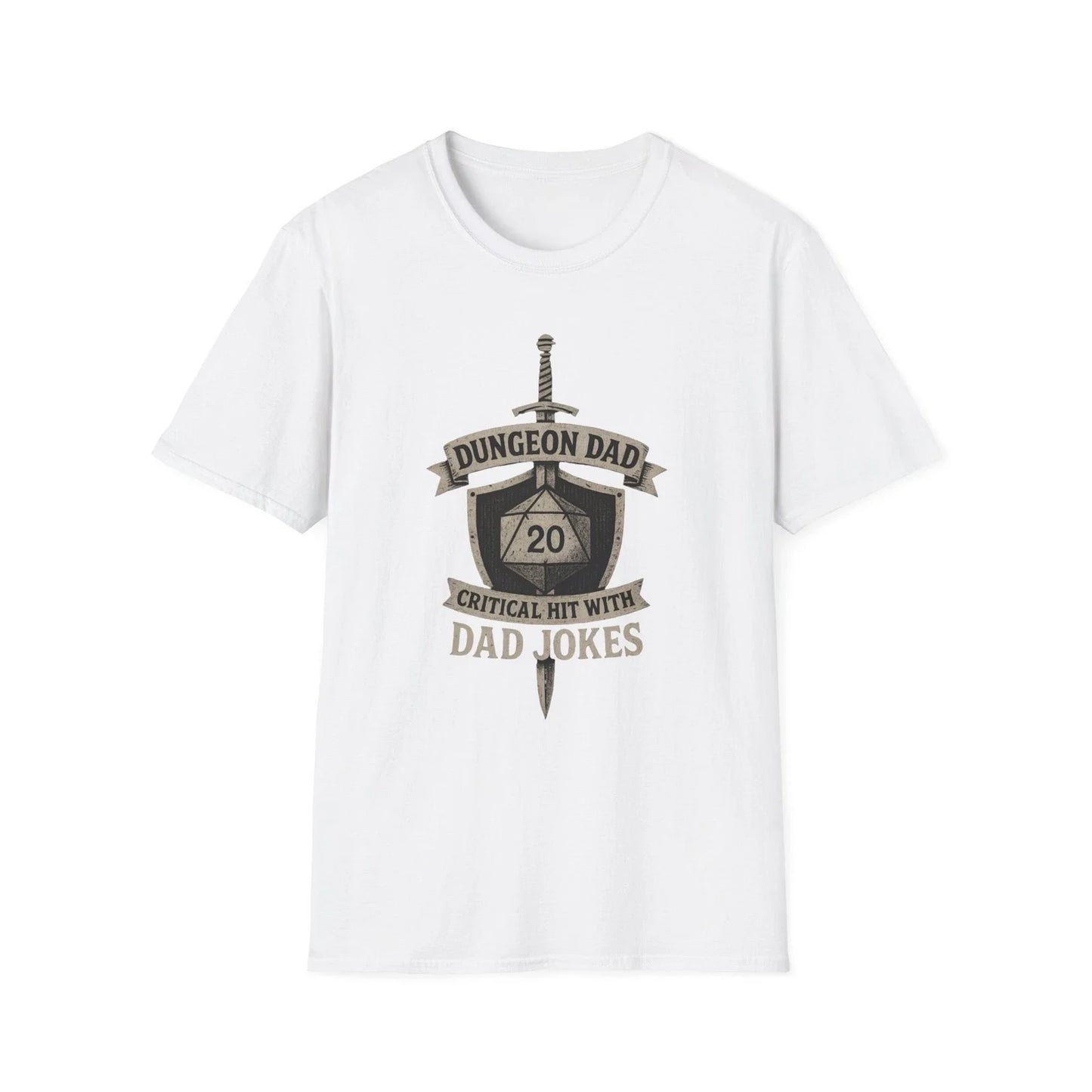 Funny DnD Dungeon Dad T-Shirt, D&D D20 Gamer Tee, Dad Jokes Critical Hit Shirt Unisex T-shirt, Sweatshirt, Hoodie, Long Sleeve Tee - T-Shirt, Sweatshirt, Hoodie