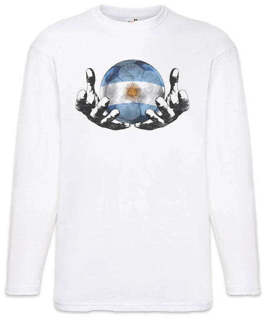 Argentina Football Magic Ball Men Long Sleeve T-Shirt argentinean Soccer Flag Unisex T-shirt, Sweatshirt, Hoodie, Long Sleeve Tee - T-Shirt, Sweatshirt, Hoodie