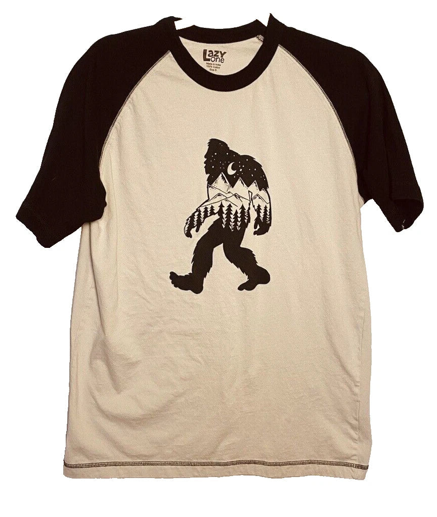 Lazy One BIGFOOT Tee Shirt Size Small Short Sleeve Cotton Graphic Sasquatch Unisex T-shirt, Sweatshirt, Hoodie, Long Sleeve Tee - T-Shirt, Sweatshirt, Hoodie