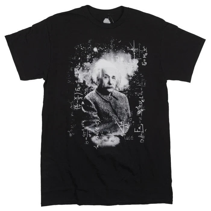 Albert Einstein Equations Graphic Black Novelty T-Shirt New Unisex T-shirt, Sweatshirt, Hoodie, Long Sleeve Tee - T-Shirt, Sweatshirt, Hoodie