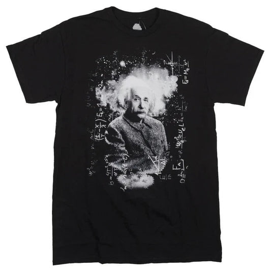 Albert Einstein Equations Graphic Black Novelty T-Shirt New Unisex T-shirt, Sweatshirt, Hoodie, Long Sleeve Tee - T-Shirt, Sweatshirt, Hoodie