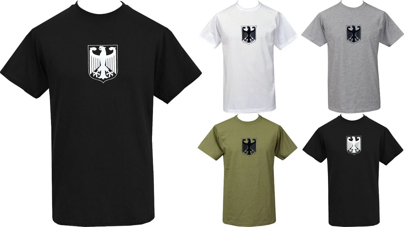 Mens Bundeswehr T-Shirt Top German Military Army Eagle Patch Vintage S-5XL Unisex T-shirt, Sweatshirt, Hoodie, Long Sleeve Tee - T-Shirt, Sweatshirt, Hoodie
