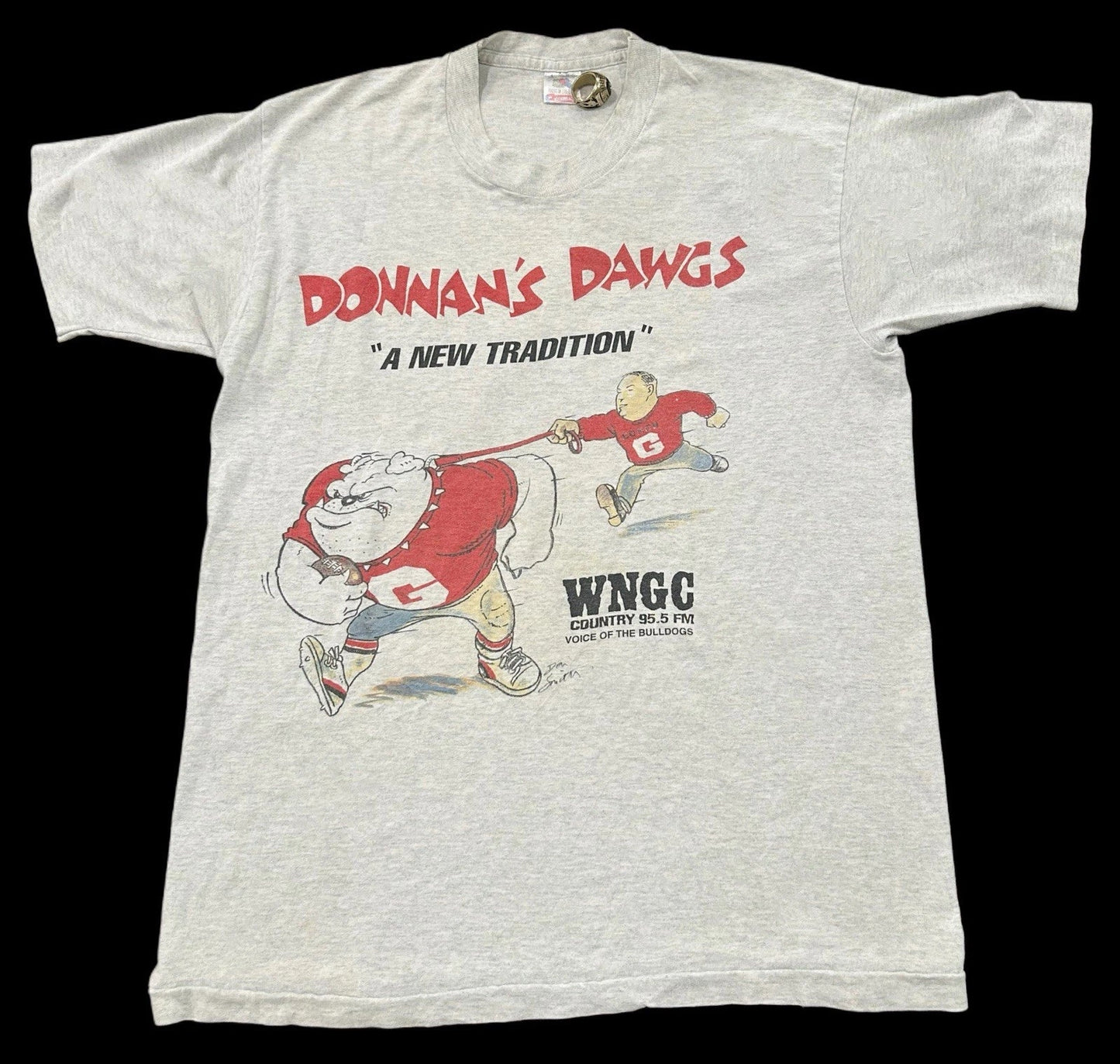 Vintage 90s University of Georgia Donnans Dawgs Large UGA T-Shirt Rare Dogs Tee Unisex T-shirt, Sweatshirt, Hoodie, Long Sleeve Tee - T-Shirt, Sweatshirt, Hoodie