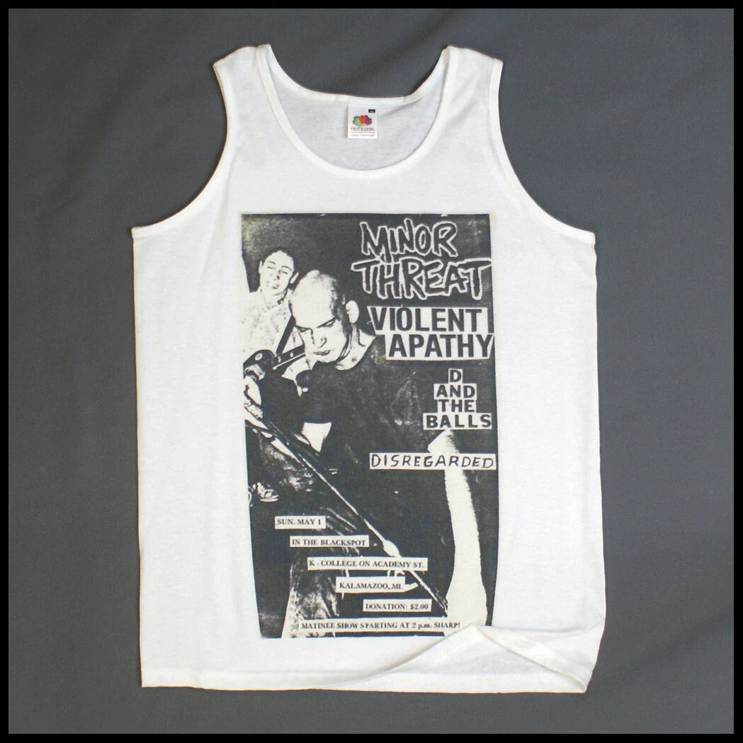 Hardcore Punk Rock T-SHIRT vest top unisex white S-2XL Unisex T-shirt, Sweatshirt, Hoodie, Long Sleeve Tee - T-Shirt, Sweatshirt, Hoodie