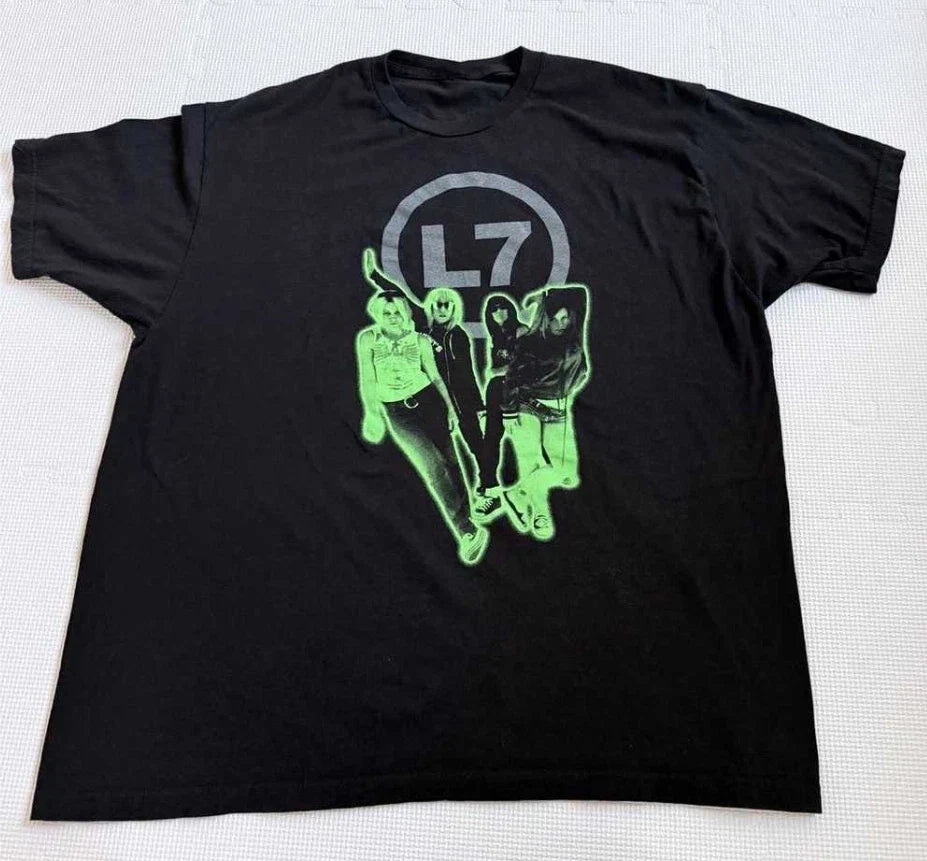 Vintage L7 Mexican Made Band T-Shirt Grunge Rock Graphic Tee Unisex S-5XL Unisex T-shirt, Sweatshirt, Hoodie, Long Sleeve Tee - T-Shirt, Sweatshirt, Hoodie