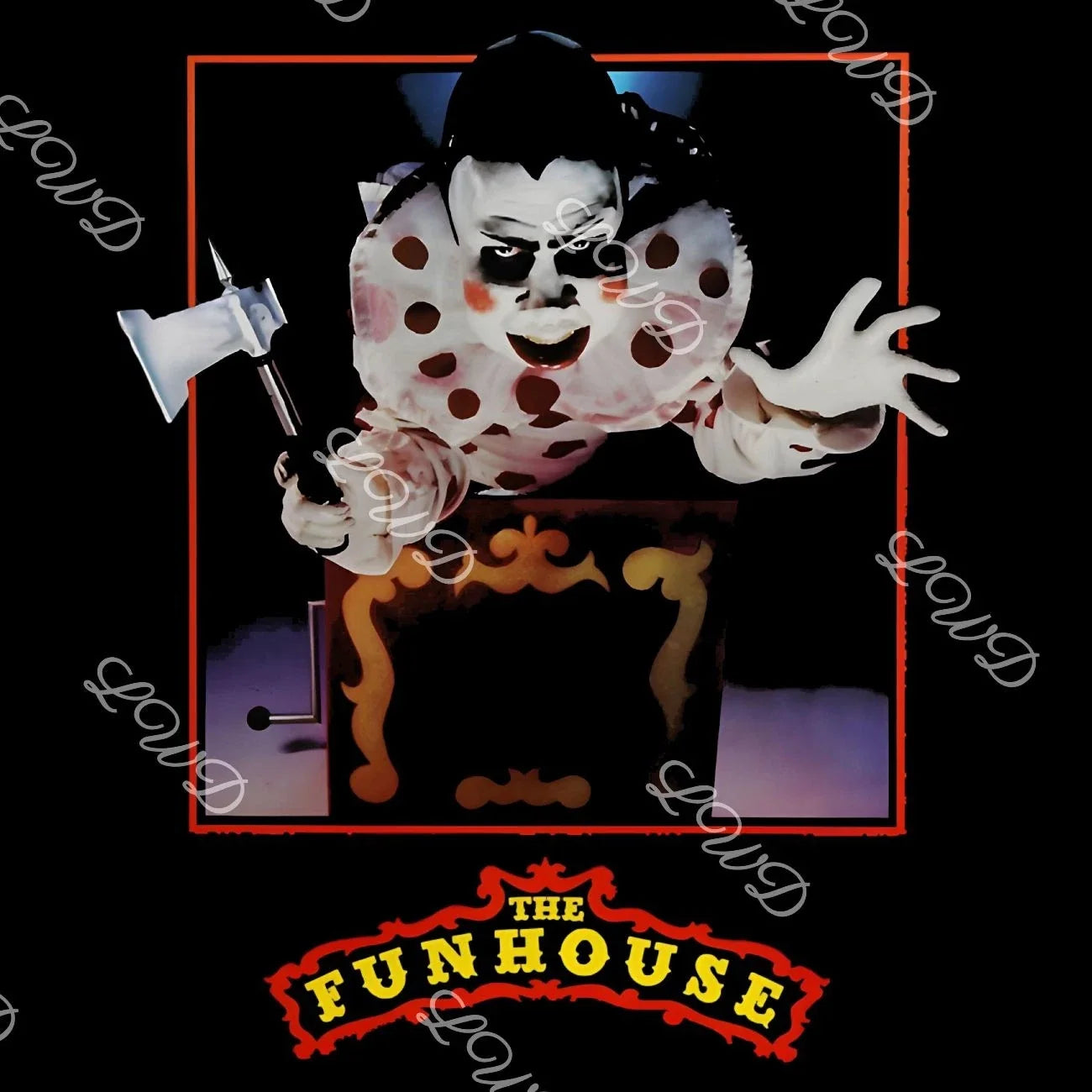 The Funhouse T-Shirt | 80's Slasher Horror Movie Graphic Poster Art, Tobe Hooper Unisex T-shirt, Sweatshirt, Hoodie, Long Sleeve Tee - T-Shirt, Sweatshirt, Hoodie