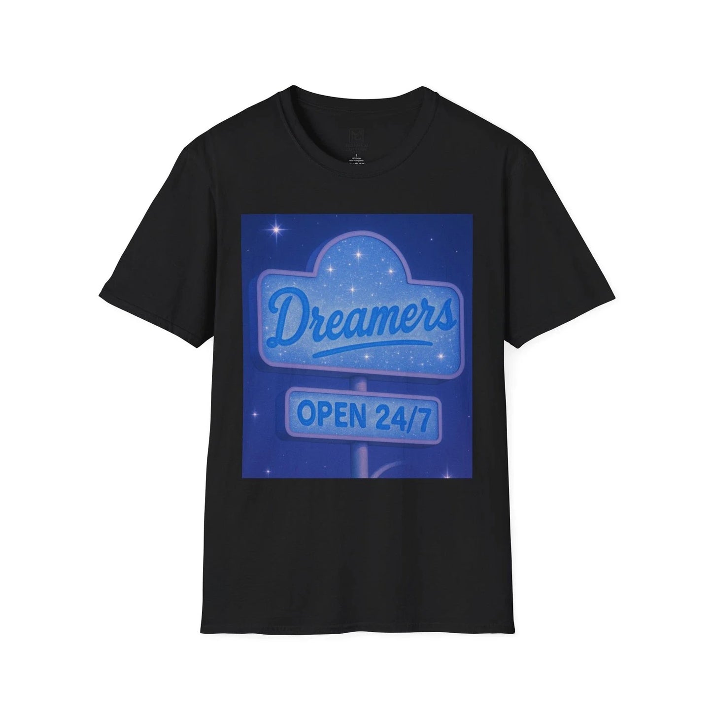 Dreamers Unisex Softstyle T-Shirt - Cozy Vibe for Dreamers, Perfect Gift Unisex T-shirt, Sweatshirt, Hoodie, Long Sleeve Tee - T-Shirt, Sweatshirt, Hoodie