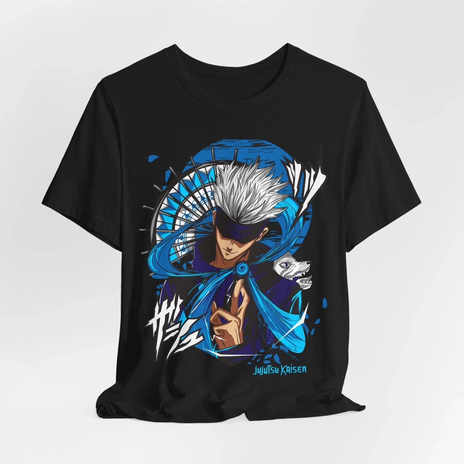 Satoru Gojo Anime Graphic Tee - Unisex Shirt, Manga Character Top, Japanese Unisex T-shirt, Sweatshirt, Hoodie, Long Sleeve Tee - T-Shirt, Sweatshirt, Hoodie