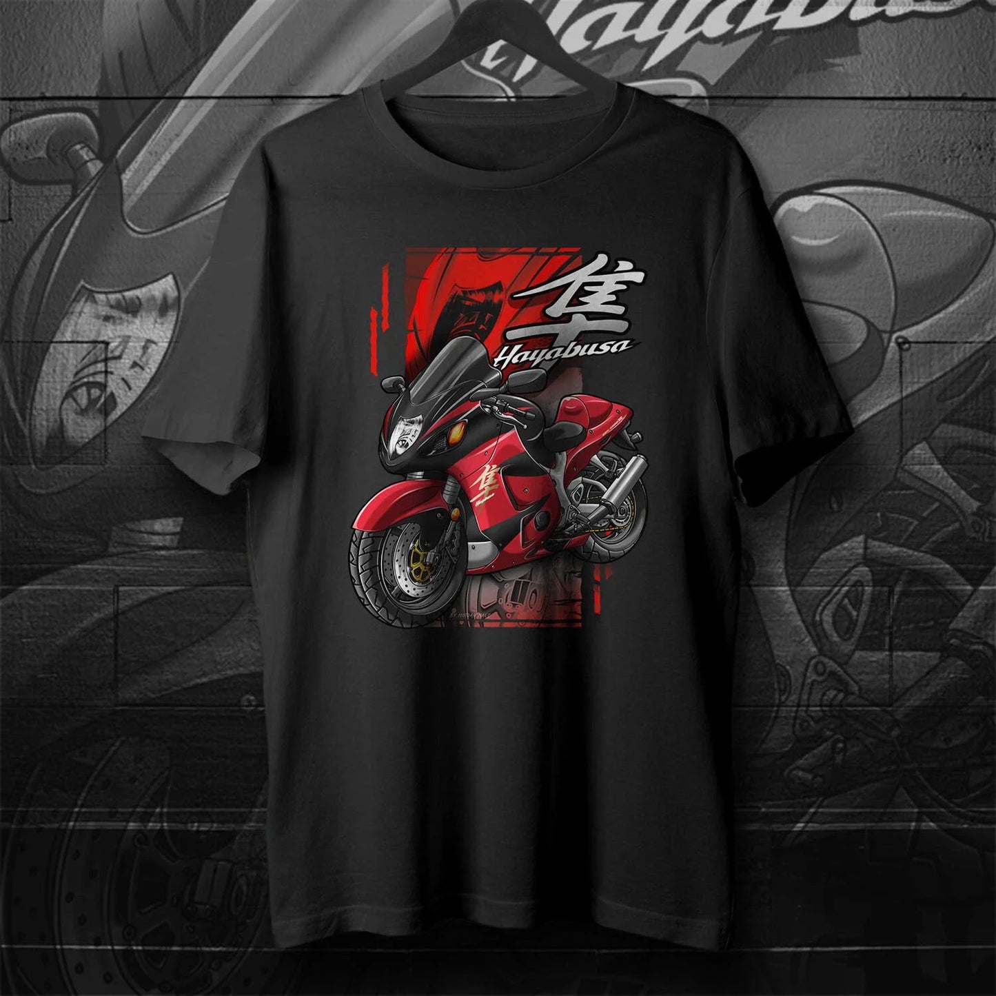 Suzuki Hayabusa 1999-2007 Motorcycle T-Shirt for Riders, GSX1300R Tee Unisex T-shirt, Sweatshirt, Hoodie, Long Sleeve Tee - T-Shirt, Sweatshirt, Hoodie