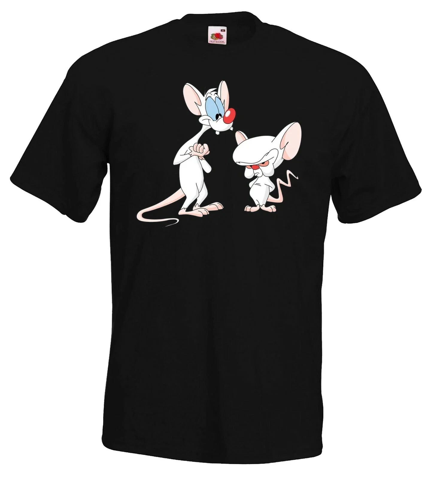 Youth Designz Mens T-Shirt Pinky & Brain Print Logo Nerd Cartoon Fun 90s Mouse Unisex T-shirt, Sweatshirt, Hoodie, Long Sleeve Tee - T-Shirt, Sweatshirt, Hoodie